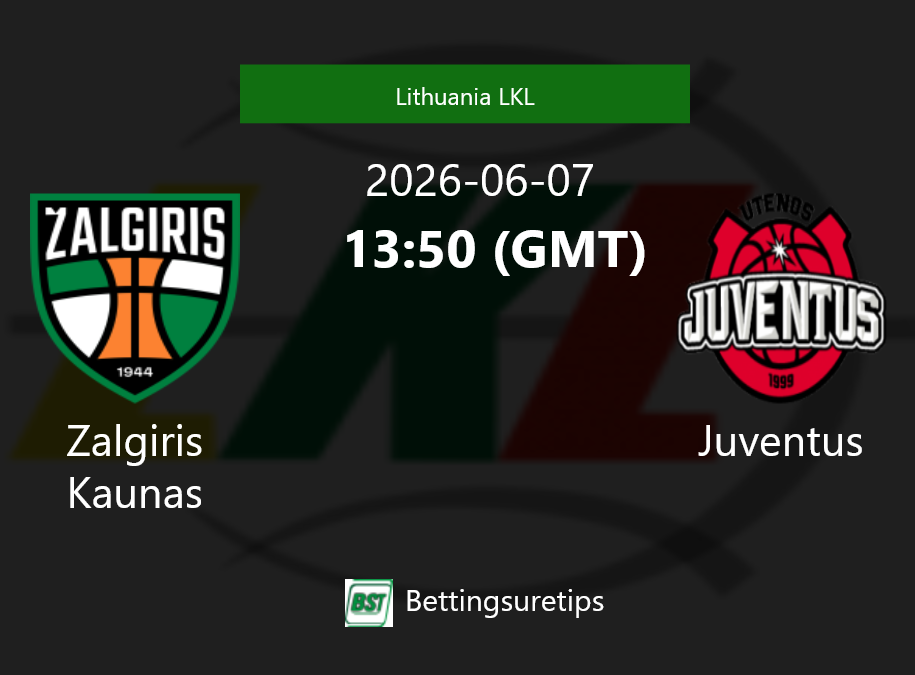 Zalgiris Kaunas vs Juventus Prediction and Pick - Lithuania LKL