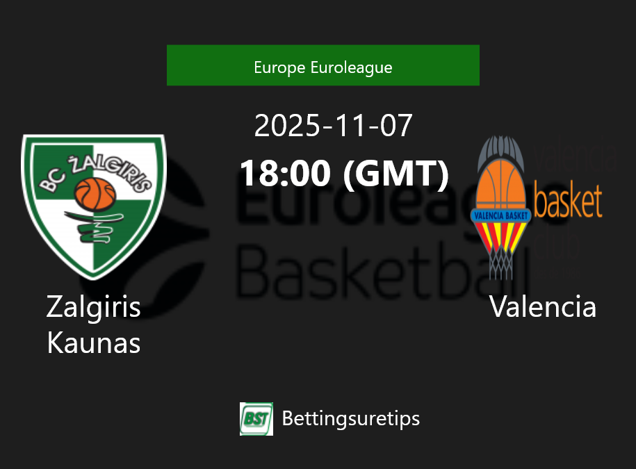 Zalgiris Kaunas vs Valencia Prediction and Pick - Europe Euroleague Zalgiris Kaunas vs Valencia Prediction and Pick - Europe Euroleague